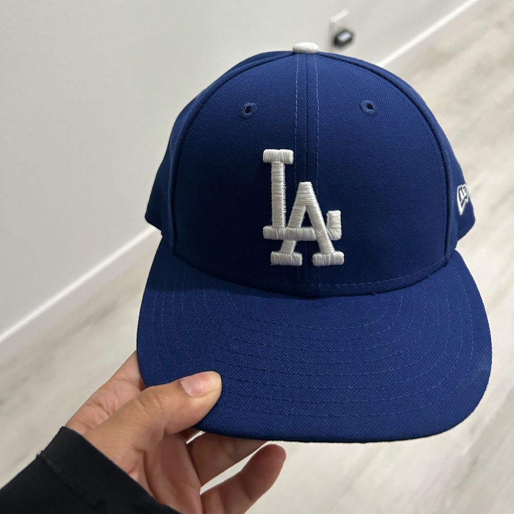 New Era Black and Blue Fitted Cap